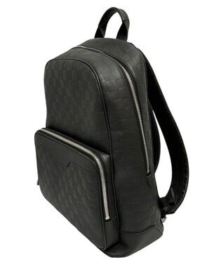LOUIS VUITTON 2020 Black Damier Coated Canvas Infini Campus Backpack SHW